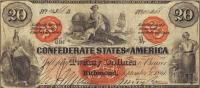 Gallery image for Confederate States of America p32: 20 Dollars